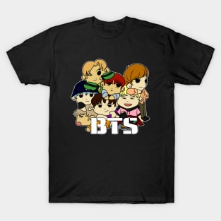 BTS Chibi Dogpile T-Shirt